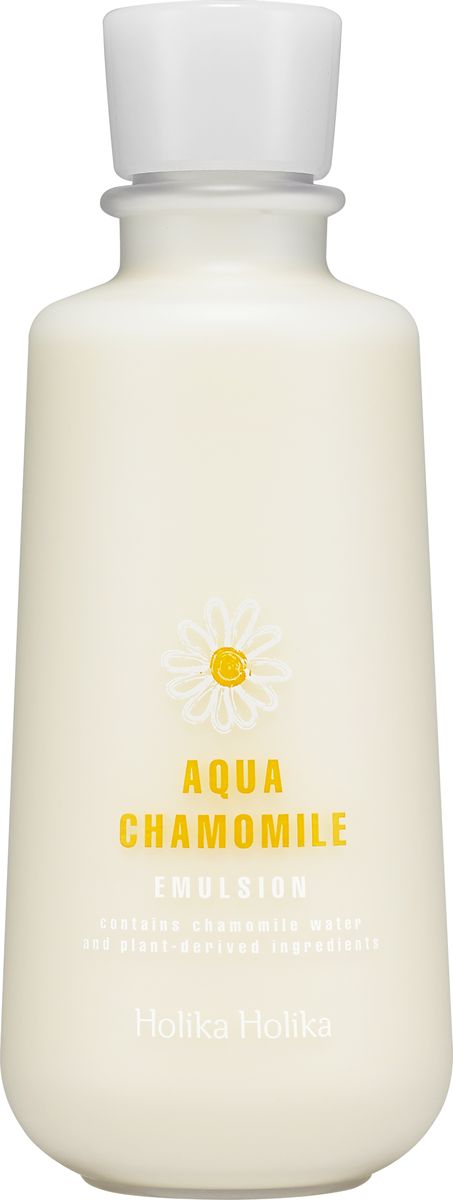 Holika Holika Эмульсия для лица Аква с экстратком ромашки, 185 мл20010981 Holika Holika Эмульсия для лица Аква с экстратком ромашки, 185 мл200109817726 Эмульсия решает проблемы чувствительной и склонной к высыпаниям коже. Интенсивно увлажняет, успокаивает, выравнивает тон и оставляет ощущение свежести после применения. Применение: Используйте после тонера. Нанесите небольшое количество эмульсии на лицо и равномерно распределите от центра к внешнему краю. Объем: Срок годности: см. на упаковке: Состав: Вода, бутиленгликоль, глицерин, бутилен гликоль / дикапрат, циклопентасилоксан, цетеариловый спирт, циклогексасилоксан, каприловой / каприновой триглицериды, глицерилстеарат, PEG-100 Стеарат, цетеариловый глюкозид, полисорбат 60, гидрогенизированный лецитин, масло макадамии, диметикон, дипропиленгликоль, экстракт портулак огородный, экстракт омелы белой, ферментированный дрожжи, экстракт сои, экстракт кипрея, ледниковая вода, спирт, фосфолипиды, гидролизованный коралл, морская вода, экстракт ромашки римской, токоферола, ацетат, карбомер, динатриевой соли ЭДТА, трометамин, каприлилгликоль, каприлгидрозамик, феноксиэтанол....
