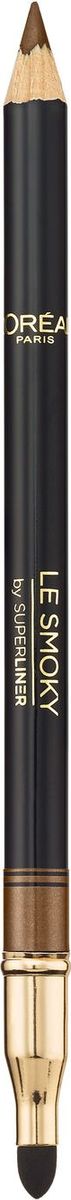 LOreal Paris Карандаш для глаз Color Riche Le Smoky, оттенок 204, Швейцарский шоколад, двусторонний, 5 гA9127000 LOreal Paris Карандаш для глаз Color Riche Le Smoky, оттенок 204, Швейцарский шоколад, двусторонний, 5 гA9127000Представленный в 4 роскошных оттенках, вобравших в себя сверхновую формулу сочетания масла и воска, карандаш для глаз Колор Риш Смоки мягко скользит по контуру глаз, позволяя добиться стойкого, яркого результата. Аппликатор смоки легко растушевывает карандаш в дымку, создавая обжигающий дымчатый макияж.