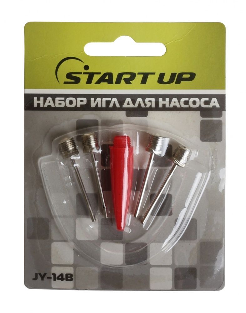 Набор игл для насоса Start Up, с переходником, 4 шт. JY-14B150480 Набор игл для насоса Start Up, с переходником, 4 шт. JY-14B150480В комплекте: 4 иглы + переходник
