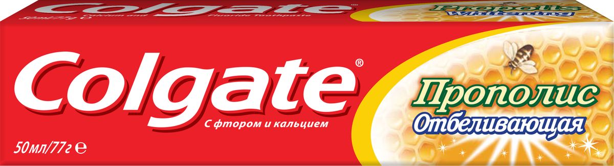 Colgate Зубная паста Прополис отбеливающая 50 гр28420_красный Colgate Зубная паста Прополис отбеливающая 50 гр28420_красныйЗубная паста Colgate Прополис «Отбеливающая». cодержит прополис и очищающие микрочастицы.