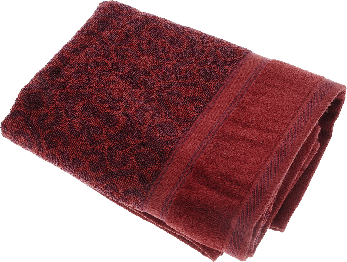 Полотенце махровое Toalla Флора, цвет: бордовый, фиолетовый, 70 x 140 см9121403 Полотенце махровое Toalla Флора, цвет: бордовый, фиолетовый, 70 x 140 см9121403Полотенце махровое Toalla Флора выполнено из 100% натурального египетского хлопка. Изделие оформлено изысканным орнаментом. Ткань полотенца обладает высокой плотностью и мягкостью, отличается высоким качеством и длительным сроком службы. В процессе эксплуатации материал становится только мягче и приятнее на ощупь. Египетский хлопок не содержит линта (хлопковый пух), поэтому на ткани не образуются катышки даже после многократных стирок и длительного использования. Сверхдлинные волокна придают ткани характерный красивый блеск. Полотенце отлично впитывает влагу и быстро сохнет. Такое полотенце красиво дополнит интерьер ванной комнаты и станет практичным приобретением.