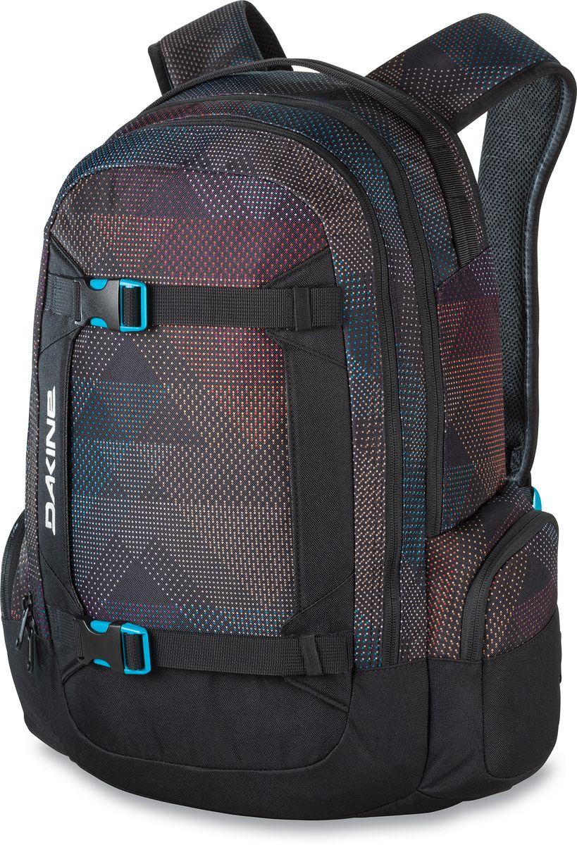 Рюкзак женский Dakine Mission Stella, цвет: черный, 25 л. 1000074700127183 10000747 Рюкзак женский Dakine Mission Stella, цвет: черный, 25 л. 1000074700127183 10000747Универсальный женский рюкзак. С лямками для переноски скейтборда или сноуборда. Большой карман для очков или маски из мягкого флиса. Бороковые карманы на молнии. Фронтальный карман-органайзер на молнии. Анатомичные лямки ( специально на женскую фигуру) из дышащего материала.