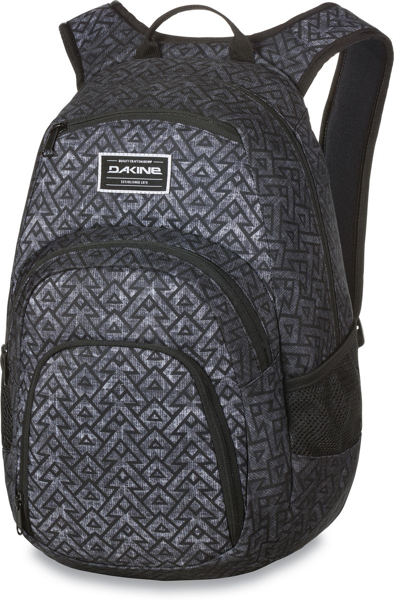Рюкзак городской Dakine Campus Stacked, цвет: серый, 25 л. 813005600127043 8130056 Рюкзак городской Dakine Campus Stacked, цвет: серый, 25 л. 813005600127043 8130056Городской рюкзак с отделением для ноутбука ( до 14). Карман-органайзер, карман-термос, карман-сетка снаружи. Карман для очков из мягкого флиса.