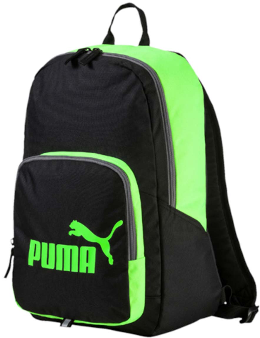 Рюкзак Puma Phase Backpack, цвет: черный. 07358918RivaCase 8460 black Рюкзак Puma Phase Backpack, цвет: черный. 07358918RivaCase 8460 blackРюкзак Puma выполнен из текстиля. Модель с одним отделением. Передняя стенка оформлена объемным карманом на молнии. Рюкзак оснащен регулируемыми по длине плечевыми лямками и петлей для подвешивания.