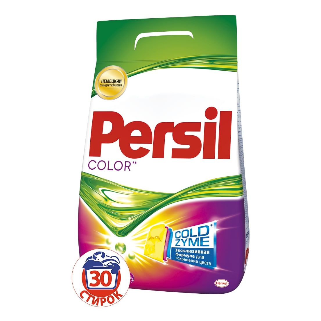 Стиральный порошок Persil Колор 4,5 кг935074 Стиральный порошок Persil Колор 4,5 кг935074Persil Color - стиральный порошок с сильной формулой, которая содержит активные капсулы пятновыводителя. Капсулы пятновыводителя быстро растворяются в воде и начинают действовать на пятно уже в самом начале стирки. Благодаря специальной формуле Persil Color отлично удаляет даже сложные пятна, а специальные цветозащитные компоненты сохраняют яркие цвета ткани. Persil Color для безупречной чистоты Вашего белья. Состав: 5-15% анионные ПАВ; Товар сертифицирован.