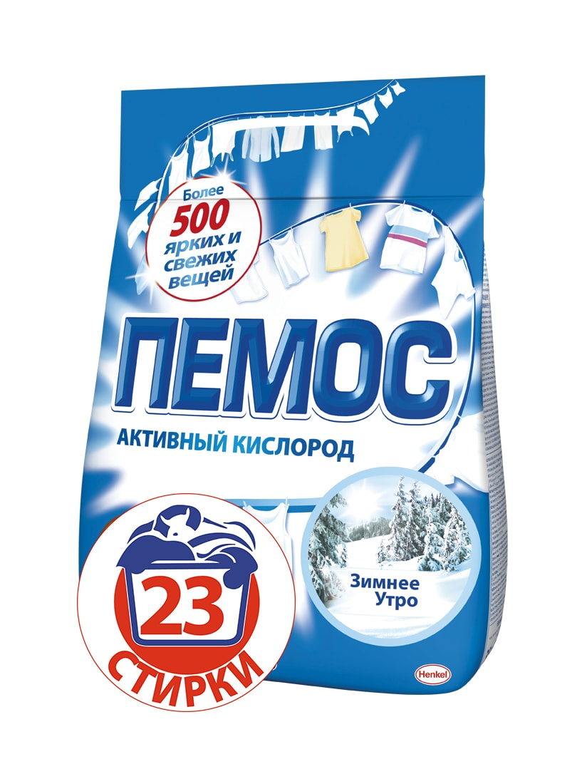 Стиральный порошок Пемос Зимнее утро, для белого и светлого белья, 3,5 кг935185 Стиральный порошок Пемос Зимнее утро, для белого и светлого белья, 3,5 кг935185Пемос Зимнее утро - стиральный порошок с эффективной формулой, которая отлично отстирывает различные загрязнения. Проникая между волокнами ткани, он растворяте и удаляет грязь, а содержащийся в его вормуле активный кислород придает вашим вещам сияющую белизну. С помощью всего лишь одной пачки вы сможете отстирать более 500 вещей. Пемос Зимнее утро - стирает много, стоит недорого.