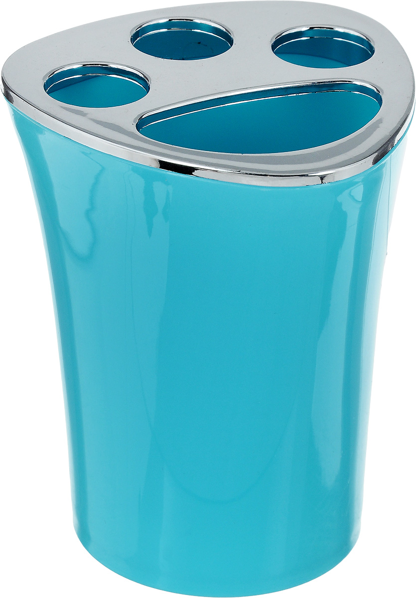 Стакан для зубных щеток Vanstore Wiki Blue, цвет: бирюзовый, высота 10 см356-02_бирюзовый Стакан для зубных щеток Vanstore Wiki Blue, цвет: бирюзовый, высота 10 см356-02_бирюзовыйОригинальный стакан для зубных щеток Vanstore Wiki Blue изготовлен из прочного пластика. Изделие снабжено 3 отверстиями для зубных щеток и одним отверстием для зубной пасты. Такой стакан отлично подойдет для вашей ванной комнаты. Вы оцените изделие за практичность и функциональность, а также стильный дизайн, который притягивает взгляд.