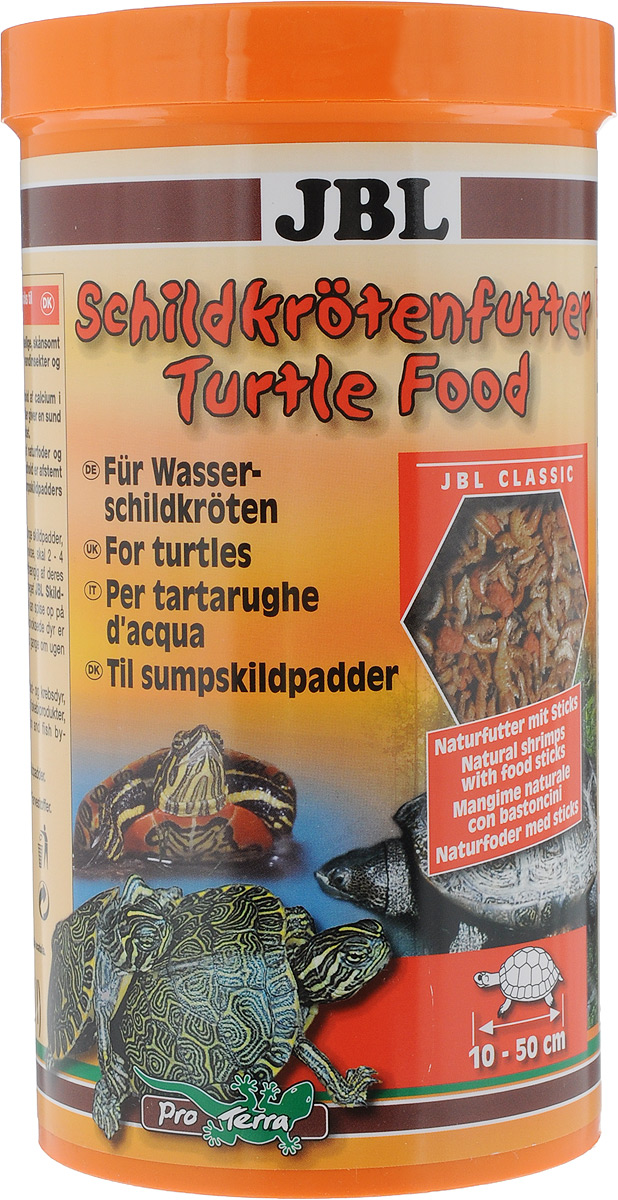 Корм JBL Schildkroetenfutter, для черепах, 120 гJBL7036400 Корм JBL Schildkroetenfutter, для черепах, 120 гJBL7036400JBL Schildkroetenfutter - основной корм для черепах. Это сбалансированная смесь из сушеных рачков, насекомых и рыбных палочек. Подходит для всех водных черепах и болотных черепах умеренных широт. Можно использовать в качестве подкормки для тропических болотных черепах, птиц и других плотоядных обитателей террариума. Корм тщательно очищен, не загрязняет воду. Благодаря высокому природному содержанию кальция во всех рачках обеспечивает снабжение черепах кальцием, необходимым для роста их панциря. Товар сертифицирован.