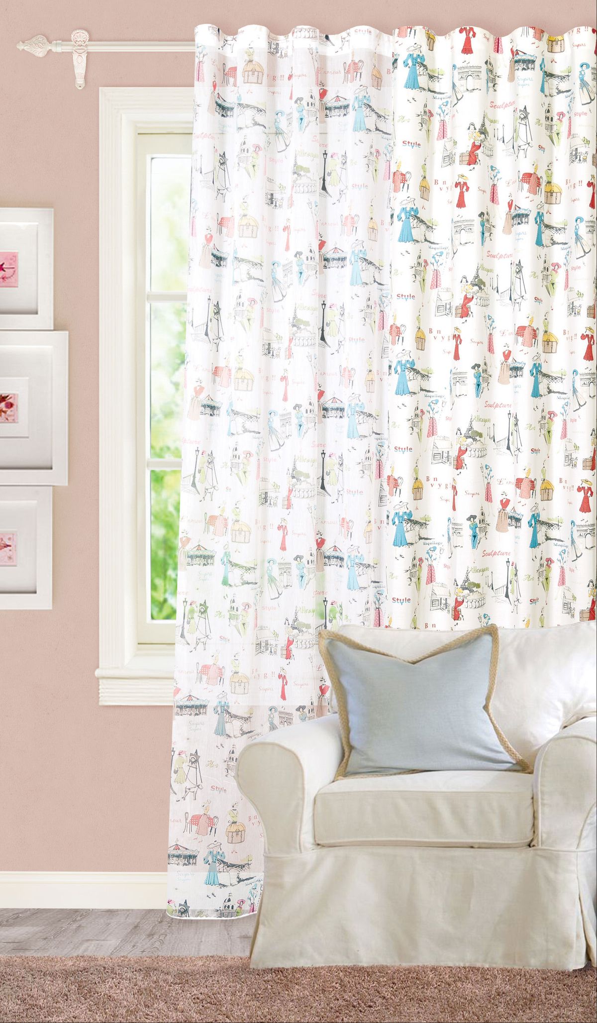 Штора Garden, на ленте, портьерная, цвет: белый, 200х260 см. С 8189 - W1687 V12_белыйС 8189 - W1687 V12_белый Штора Garden, на ленте, портьерная, цвет: белый, 200х260 см. С 8189 - W1687 V12_белыйС 8189 - W1687 V12_белыйИзящная штора Garden выполнена из плотной ткани. Приятная текстура и цвет привлекут к себе внимание и органично впишутся в интерьер помещения. Штора крепится на карниз при помощи ленты, которая поможет красиво и равномерно задрапировать верх.