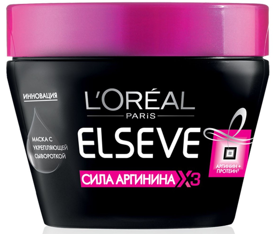 LOreal Paris Elseve Маска для волос Эльсев, Сила Аргинина х3, с укрепляющей сывороткой, 300 млA6294125 LOreal Paris Elseve Маска для волос Эльсев, Сила Аргинина х3, с укрепляющей сывороткой, 300 млA6294125С маской «Эльсев, Сила Аргинина х3» волосы будут расти сильными! В основе уникальной формулы средства лежит Аргинин — аминокислота, отвечающая за рост волос. Маска для волос одновременно действует в трёх направлениях: интенсивно питает волосяные луковицы, укрепляет корни и стимулирует рост волос.