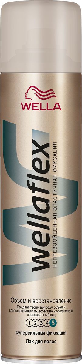 Wellaflex Лак для волос Объем и Восстановление суперсильной фиксации 400 млWF-81616589 Wellaflex Лак для волос Объем и Восстановление суперсильной фиксации 400 млWF-81616589Новая коллекция WellaFlex «Объем и восстановление» разработана с учетом основных требований большинства женщин к средствам для укладки волос. Коллекция помогает восстановить естественную красоту волос, одновременно обеспечивая максимальный объем и ультрасильную фиксацию укладки.