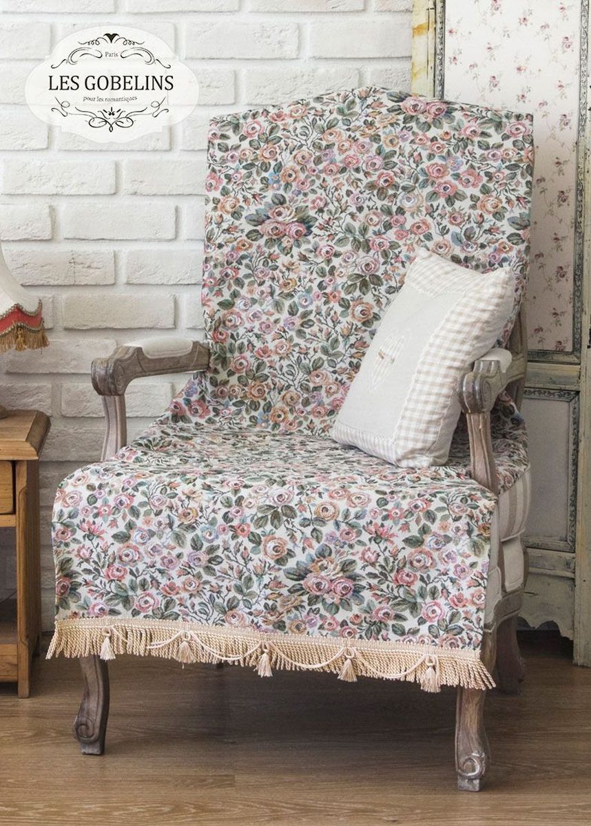 Накидка на кресло Les Gobelins Saupoudrer De Roses, 50х120 см. lns186355lns186355 Накидка на кресло Les Gobelins Saupoudrer De Roses, 50х120 см. lns186355lns186355Общий размер: односпальный Размер покрывала: 50х120 см Размер наволочек: Без наволочек Материал: Хлопковый гобелен Длина ворса: Отсутствует Состав: 35% хлопок, 65% полиэстер Отделка: Бахрома и кисти Производитель: Les Gobelins Cтрана производства: Россия Упаковка: Полиэтиленовый пакет