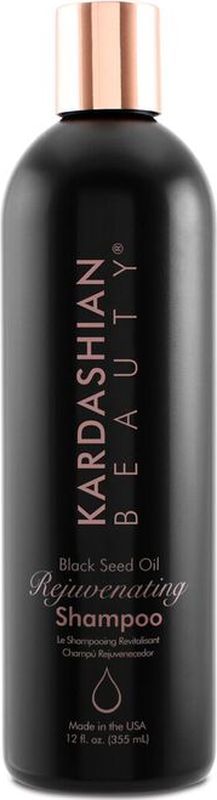 Kardashian Beauty Шампунь с маслом семян черного тмина/Black Seed Oil Rejuvenating Shampoo, 12oz/355мл фл.KBRS12 Kardashian Beauty Шампунь с маслом семян черного тмина/Black Seed Oil Rejuvenating Shampoo, 12oz/355мл фл.KBRS12Мягко очищает кожу головы и волосы. Дарит природную силу и блеск за счет содержания масла черного тмина.