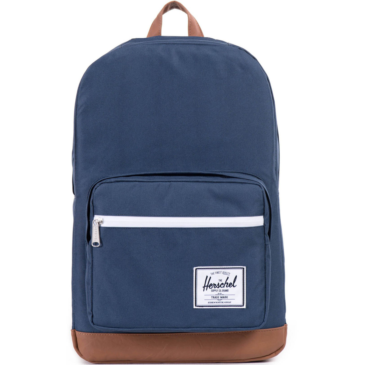 Рюкзак городской Herschel Pop Quiz (A/S), цвет: синий, светло-коричневый. 828432005666828432005666 Рюкзак городской Herschel Pop Quiz (A/S), цвет: синий, светло-коричневый. 828432005666828432005666Рюкзак Herschel Pop Quiz ™ универсальный рюкзак для школы и работы с широким спектром карманов и органайзера.