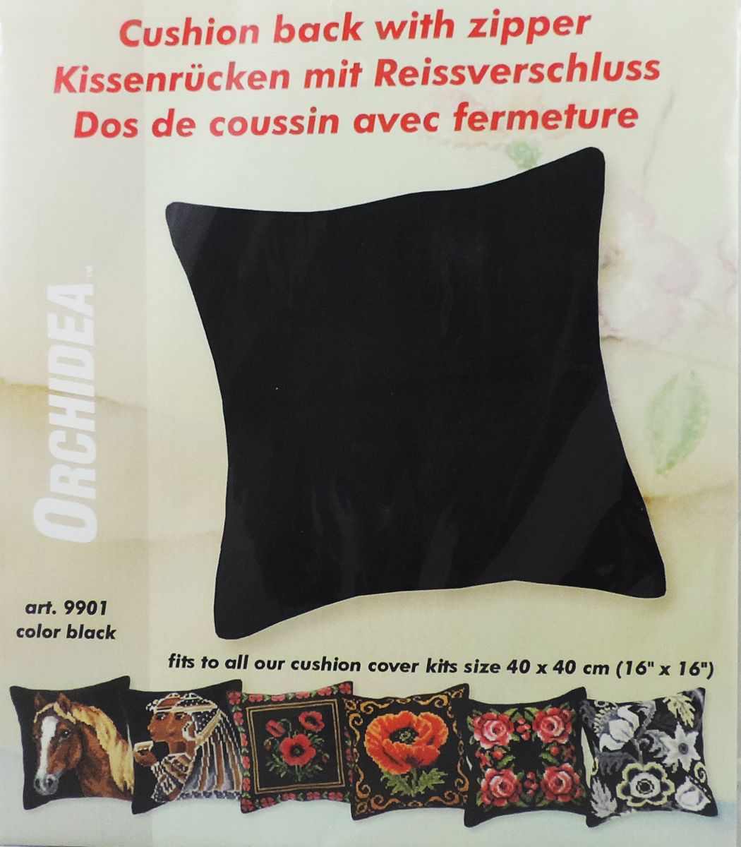 Обратная сторона подушки Orchidea, 45 х 45 см, цвет: черный. 99019901 Обратная сторона подушки Orchidea, 45 х 45 см, цвет: черный. 99019901Обратная сторона подушки с уже вшитой молнией. Идеальна для подушек размером 40х40 см. В центре вшит замок-молния, вам останется только пришить ее к декоративной части подушки. Состав: 100% хлопок