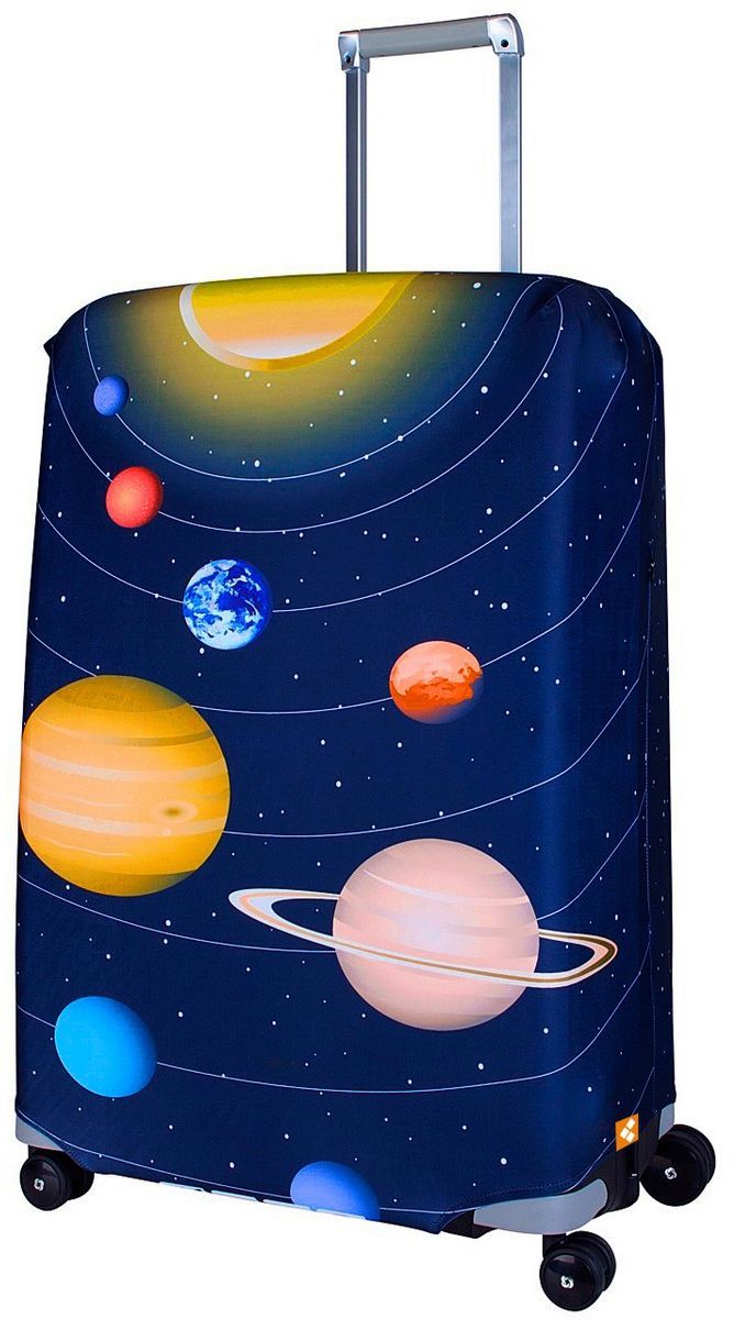 Чехол для чемодана Routemark Solar, размер L/XL (75-85 см)Sol-L/XL Чехол для чемодана Routemark Solar, размер L/XL (75-85 см)Sol-L/XLДля больших чемоданов, высотой от 75 до 85 см (29-33 inch) (мерить от пола). Плотность ткани - 240 г/кв.м, упрочнённые швы, 2 потайные молнии для боковых ручек с двух сторон. Внизу чехла - молния трактор, дополнительная резинка с фастексом для лучшей усадки. Стойкая сублимационная печать.