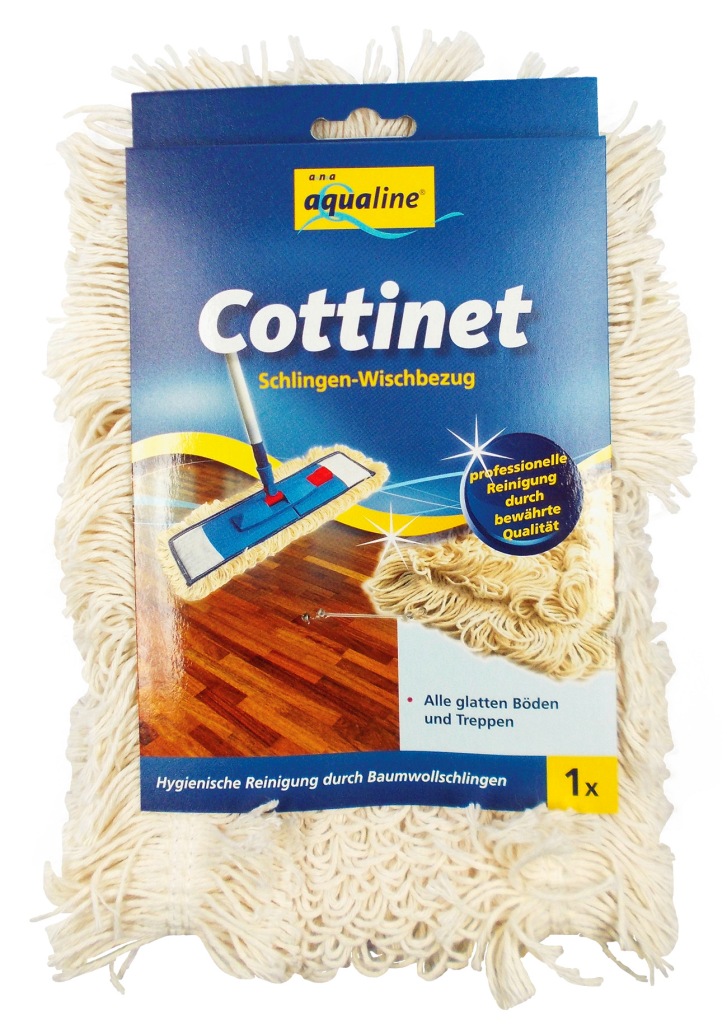 Насадка петлистая Aqualine Cottinet для плоской швабрыS03301004 Насадка петлистая Aqualine Cottinet для плоской швабрыS03301004Сменная насадка Aqualine Cottinet подходит ко всем плоским швабрам с размером держателя 42 см. Благодаря комбинации из трех разных волокон - хлопкового и специального микро волокна, нити которых зафиксированы пучками, материал легко вбирает в себя крупный и мелкий мусор, а также воду с пола. Грязь с насадки легко удаляется путем споласкивания. Мягкая на ощупь насадка легко выжимается и долго служит. Подходит для сухой и влажной уборки. Насадку можно стирать при температуре 60-90°С. Характеристики:Материал:хлопок, полиэстер-микроволокно. Размер насадки:41 см х 12 см. Рекомендуемая длина держателя:42 см. Производитель: Германия. Артикул:9345.Уважаемые клиенты! Обращаем ваше внимание на возможные изменения в дизайне упаковки. Качественные характеристики товара остаются неизменными. Поставка осуществляется в зависимости от наличия на складе.