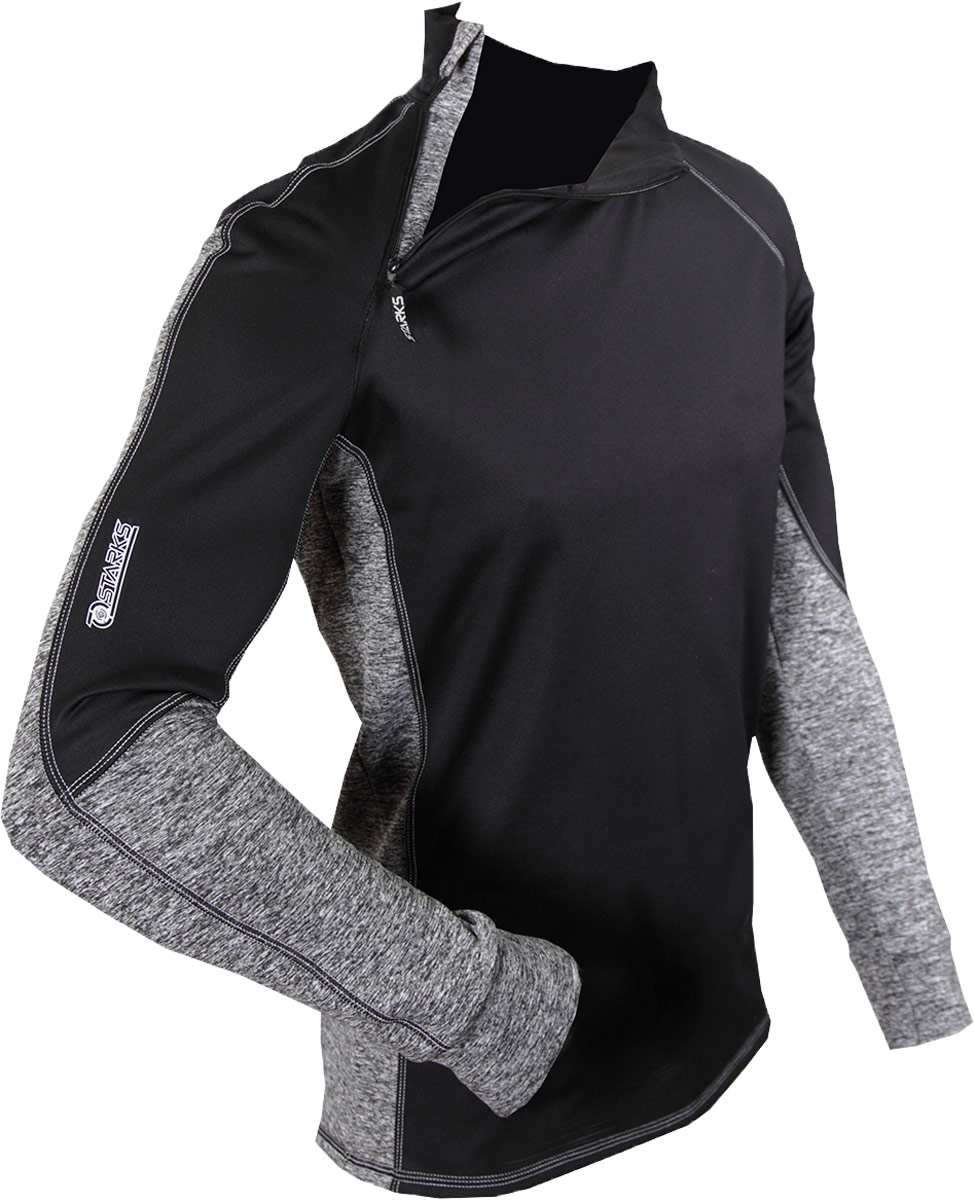 Фуфайка Starks Warm Long Shirt Extreme, зимняя, цвет: черно-серый. Размер MPANTERA SPX-2RS Фуфайка Starks Warm Long Shirt Extreme, зимняя, цвет: черно-серый. Размер MPANTERA SPX-2RSвысокотехнологичное термобелье, гарантированно на 100% не пропускает ветер, хорошо тянется и выпускает влагу наружу.Белье рекомендуется для использования не только спортсменам зимних видов спорта, но и парашютистам, мотоциклистам, велосипедистам -всем кто испытывает дискомфорт при сильном ветре, повышенной влажности.Анатомическое, выполнено из Европейской сертифицированной ткани Polarstretchи Windstopper. Высокие эластичные свойства материала позволяют белью максимально повторять индивидуальную анатомию тела. Отличные влагоотводящиесвойства, позволяют телу оставаться сухим. Термоизоляционные свойства, позволяют исключить переохлаждение или перегрев. Воротник стойка обеспечивает защиту шеи от холода. Молния -легкое одевание кофты.Особенности:STOP BACTERIA-Ткань с ионами серебра, предотвращает образование и развитие бактерий. Исключено образование запаха.Защита от перегрева или переохлажденияСистема мягких и плоских швовГипоаллергенноСостав: 92%-полиэстер, 8%-эластан