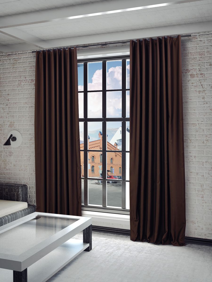 Штора Sanpa Home Collection Твила, на ленте, цвет: коричневый, высота 280 смHP blackout/1514/1E Твила коричнев., , 200*280 см Штора Sanpa Home Collection Твила, на ленте, цвет: коричневый, высота 280 смHP blackout/1514/1E Твила коричнев., , 200*280 смШтора Твила в классическом однотонном исполнении изготовлена из ткани блэкаут. Блэкаут (Blackout) - это особый вид светонепроницаемой ткани, изготовленной с одинарным или двойным сатиновым плетением из огнезащитного полиэфирного волокна. Крепление к карнизу осуществляется при помощи вшитой шторной ленты.