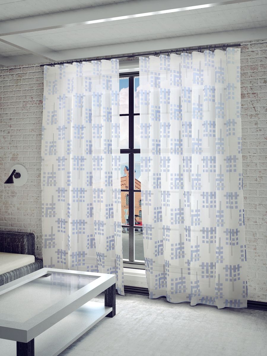 Тюль Sanpa Home Collection Квадро, на ленте, цвет: голубой, высота 280 смHP2382/7/1E Квадро голубой, , 300*280 см Тюль Sanpa Home Collection Квадро, на ленте, цвет: голубой, высота 280 смHP2382/7/1E Квадро голубой, , 300*280 смТюль Квадро нежного цвета изготовлена из высококачественных материалов. Воздушная ткань привлечет к себе внимание и идеально оформит интерьер любого помещения. Крепление к карнизу осуществляется при помощи вшитой шторной ленты.