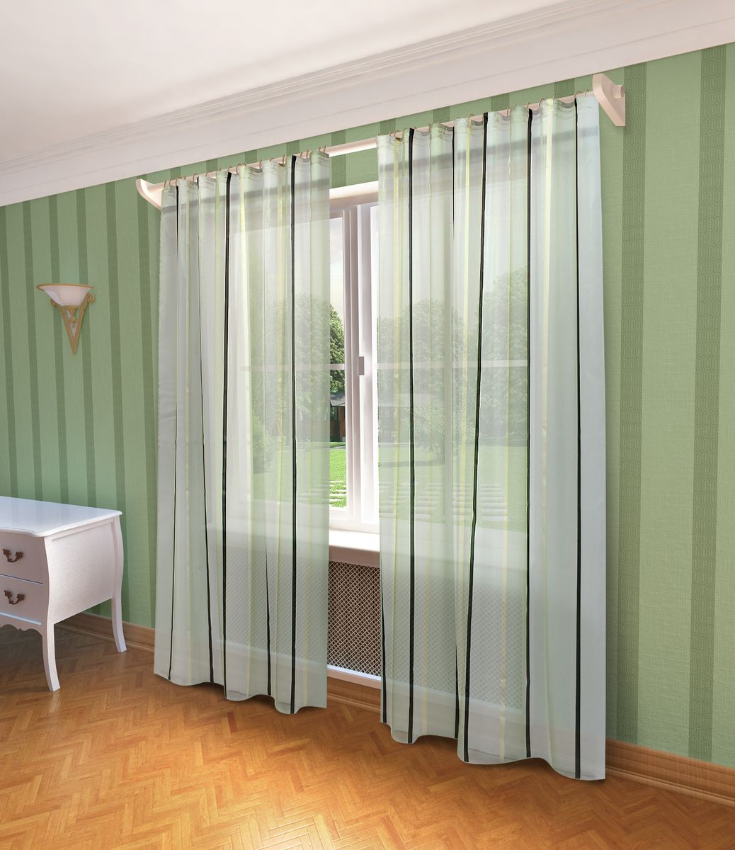 Тюль Sanpa Home Collection Холли, на ленте, цвет: зеленый, высота 280 смS03301004 Тюль Sanpa Home Collection Холли, на ленте, цвет: зеленый, высота 280 смS03301004Тюль Холли нежного цвета изготовлена из полуорганзы. Воздушная ткань привлечет к себе внимание и идеально оформит интерьер любого помещения. Тюль сделает ваш интерьер более нежным, воздушным и невесомым. Можно драпировать окно только тюлью или только портьерами, но вместе они создают идеальную композицию. Мы рекомендуем под однотонные портьеры нейтральных тонов подбирать сложносочиненную тюль, с изысканной вышивкой и орнаментом, а под портьеры с рисунком или ярких тонов - выбирать тюль с минималистичным рисунком или вообще без него.Крепление к карнизу осуществляется при помощи вшитой шторной ленты.
