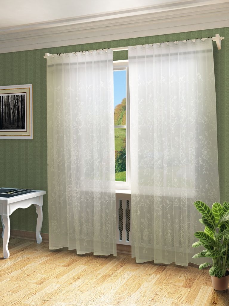 Тюль Sanpa Home Collection Кива, на ленте, цвет: бежевый, высота 280 смHP48597/А1/1E Кива бежевый, , 300*280 см Тюль Sanpa Home Collection Кива, на ленте, цвет: бежевый, высота 280 смHP48597/А1/1E Кива бежевый, , 300*280 смТюль Кива нежного цвета изготовлена из высококачественных материалов. Воздушная ткань привлечет к себе внимание и идеально оформит интерьер любого помещения. Крепление к карнизу осуществляется при помощи вшитой шторной ленты.