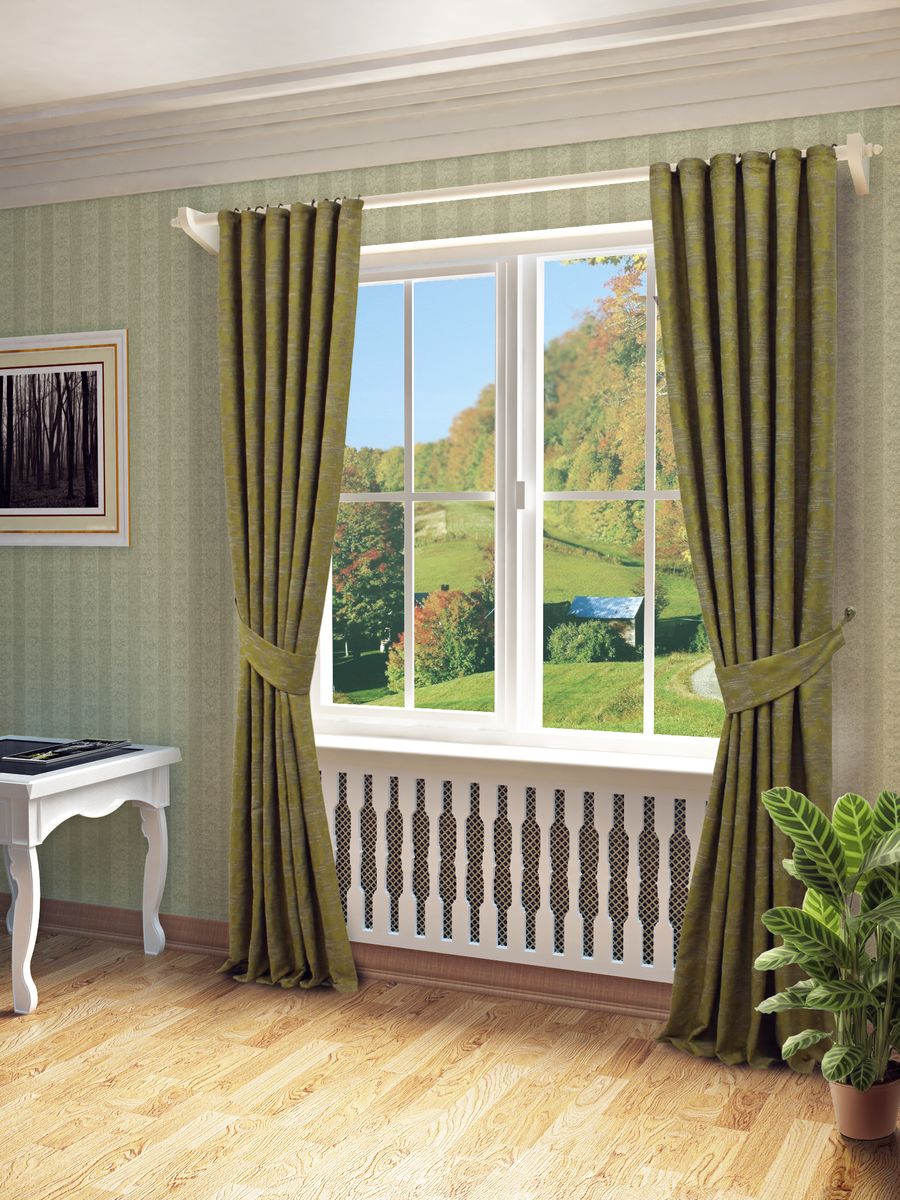 Комплект штор Sanpa Home Collection Вэнди, на ленте, цвет: зеленый, высота 260 смКШВЭНДИ, зеленый, , 150*260-2шт+подхваты Комплект штор Sanpa Home Collection Вэнди, на ленте, цвет: зеленый, высота 260 смКШВЭНДИ, зеленый, , 150*260-2шт+подхватыКомплект штор Вэнди, выполненный из жаккарда, великолепно украсит любое окно. Комплект состоит из , двух штор и двух подхватов. Оригинальный рисунок и приятная цветовая гамма привлекут к себе внимание и органично впишутся в интерьер помещения. Этот комплект будет долгое время радовать вас и вашу семью! В комплект входит: Штора: 2 шт. Размер (Ш х В): 150 см х 260 см. Подхват: 2 шт.