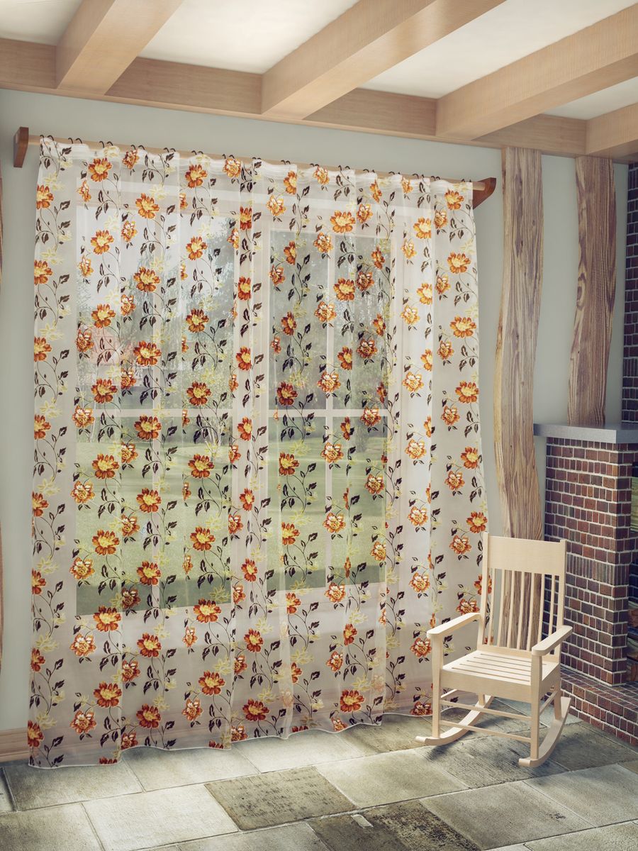 Тюль Sanpa Home Collection Амира, на ленте, цвет: терракотовый, высота 260 смHP8137/9/1E Амира терракот, , 300*260 см Тюль Sanpa Home Collection Амира, на ленте, цвет: терракотовый, высота 260 смHP8137/9/1E Амира терракот, , 300*260 смТюль Амира нежного цвета изготовлена из ткани деворе. Такая ткань привлечет к себе внимание и идеально оформит интерьер любого помещения. Деворе - это сложнейшая техника химического травления, при котором ткань приобретает великолепный, поистине волшебный вид. Изысканный атласный или бархатный рисунок буквально парит на матовом или прозрачном фоне, и материал становится лёгким, живым и объёмным. Крепление к карнизу осуществляется при помощи вшитой шторной ленты.