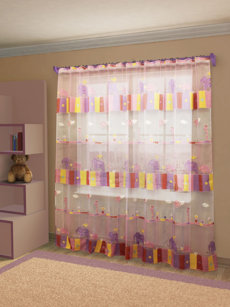 Тюль Sanpa Home Collection Эльфина, на ленте, цвет: розовый, фиолетовый, высота 260 смHP8115/5/1E Эльфина розово-фиолетов, , 300*260 см Тюль Sanpa Home Collection Эльфина, на ленте, цвет: розовый, фиолетовый, высота 260 смHP8115/5/1E Эльфина розово-фиолетов, , 300*260 смТюль Эльфина нежного цвета изготовлена из высококачественных материалов. Воздушная ткань привлечет к себе внимание и идеально оформит интерьер любого помещения. Тюль сделает ваш интерьер более нежным, воздушным и невесомым. Можно драпировать окно только тюлью или только портьерами, но вместе они создают идеальную композицию. Мы рекомендуем под однотонные портьеры нейтральных тонов подбирать сложносочиненную тюль, с изысканной вышивкой и орнаментом, а под портьеры с рисунком или ярких тонов - выбирать тюль с минималистичным рисунком или вообще без него. Крепление к карнизу осуществляется при помощи вшитой шторной ленты.