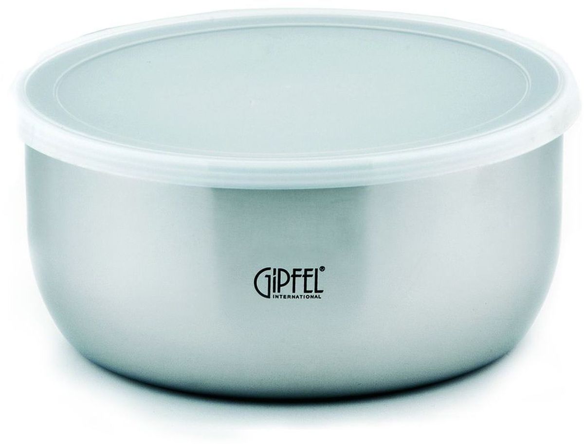 Салатник Gipfel Olera, с крышкой, 1,7 л6144 Салатник Gipfel Olera, с крышкой, 1,7 л6144Посуда Gipfel изготовлена только из качественных, экологически чистых материалов. Также уделяется особое внимание дизайну продукции, способному удовлетворять вкусы даже самых взыскательных покупателей. Сталь 8/10, из которой изготавливается посуда и аксессуары Gipfel, является уникальной. Она отличается высокими эксплуатационными характеристиками и крайне устойчива к физическим воздействиям. Сложно найти более подходящий для создания качественной кухонной посуды материал. Отличительной чертой металлической посуды, выполненной из подобной стали, является характерный сероватый оттенок поверхности и особый блеск. Это позволяет приготовить более здоровую пищу.