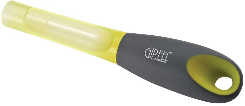 Яблокочистка Gipfel Tamu, длина 19,5 см9912 Яблокочистка Gipfel Tamu, длина 19,5 см9912Посуда Gipfel изготовлена только из качественных, экологически чистых материалов. Также уделяется особое внимание дизайну продукции, способному удовлетворять вкусы даже самых взыскательных покупателей. Сталь 8/10, из которой изготавливается посуда и аксессуары Gipfel, является уникальной. Она отличается высокими эксплуатационными характеристиками и крайне устойчива к физическим воздействиям. Сложно найти более подходящий для создания качественной кухонной посуды материал. Отличительной чертой металлической посуды, выполненной из подобной стали, является характерный сероватый оттенок поверхности и особый блеск. Это позволяет приготовить более здоровую пищу.