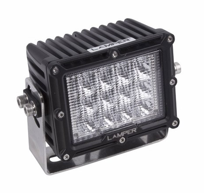 Фара автомобильная Lamper, светодиодная, 60 W80-1059 Фара автомобильная Lamper, светодиодная, 60 W80-1059Напряжение: 9-48 Вольт Мощность: 60W Модель светодиода: CREE Кол-во светодиодов: 12 шт. Световой поток: 3600 Люмен Температура свечения: 5500 Кельвинов Рабочий ток при 12/24V: 2,5/1,25A Световой поток: рассеянный Подключение: водонепроницаемый разъём 2pin Крепление: болт 10мм Виброустойчивость: 10-2000Hz Линзы: ударопрорчный поликарбонат Корпус: алюминиевый сплав Размеры: 135 x 89 x 105 Пыле-влагозащищенность: IP-67 (6-полная защита от пыли,8K-полная защита от воды, выдерживает высокое давление воды во время мойки) Рабочая температура: от -40С до +105С Срок службы: 50 000 часов