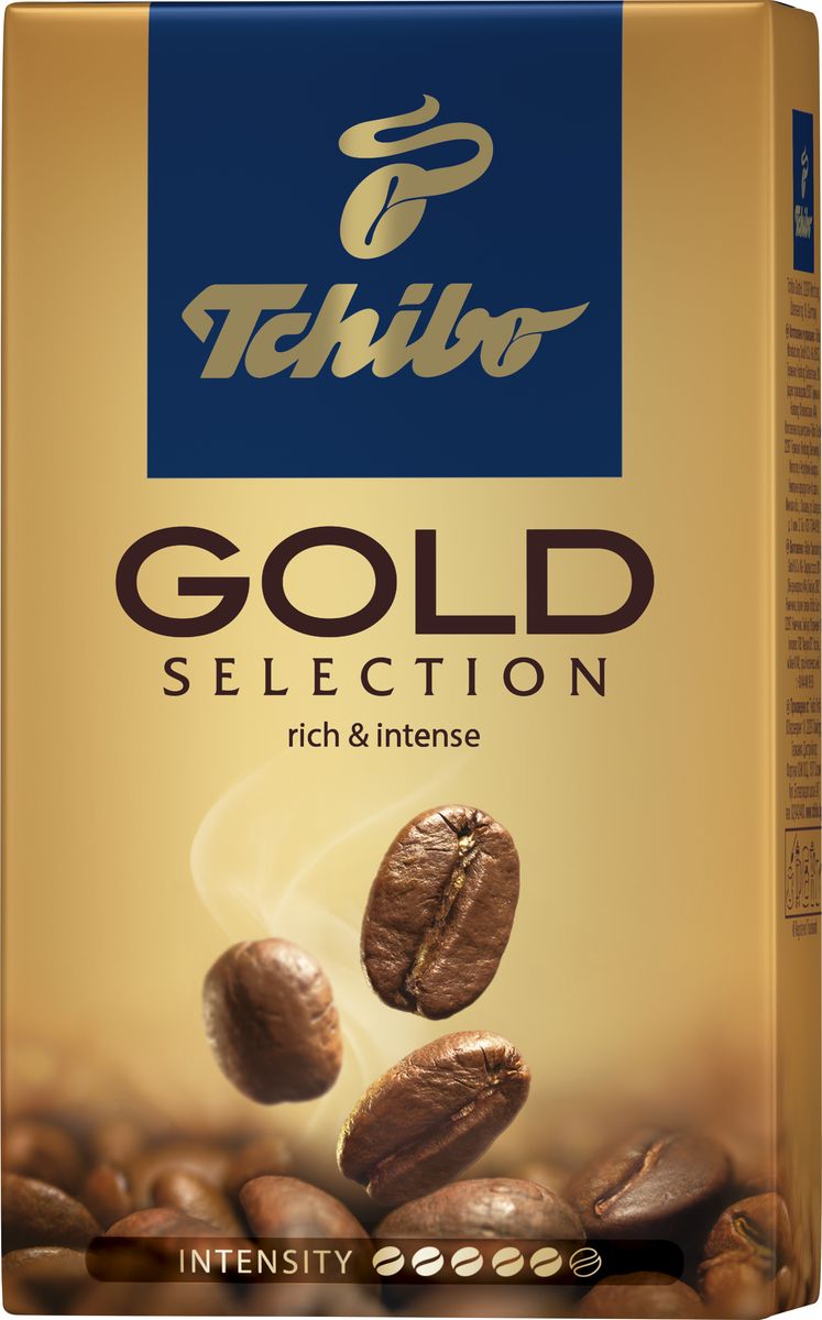 Tchibo Gold Selection кофе молотый, 250 г0120710 Tchibo Gold Selection кофе молотый, 250 г0120710Кофе Tchibo молотый Gold Selection представляет сочетание высокого немецкого качества и истинных итальянских традиций, что позволило создать поистине утонченный напиток. Кофе Tchibo завоевал популярность среди кофеманов по всему миру.