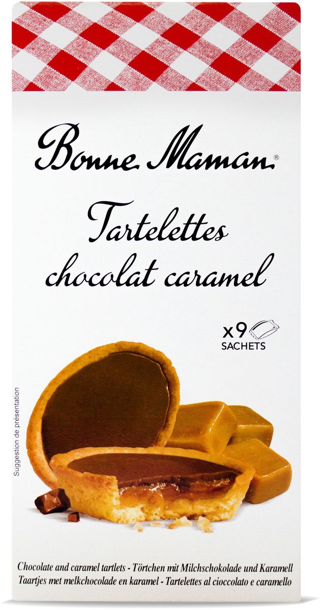 Bonne Maman Tartelettes Сдобное печенье с шоколадно-карамельной начинкой, 135 г0120710 Bonne Maman Tartelettes Сдобное печенье с шоколадно-карамельной начинкой, 135 г0120710Бисквитное печенье с шоколадно-карамельной начинкой. Отличается насыщенным вкусом шоколада и карамели.