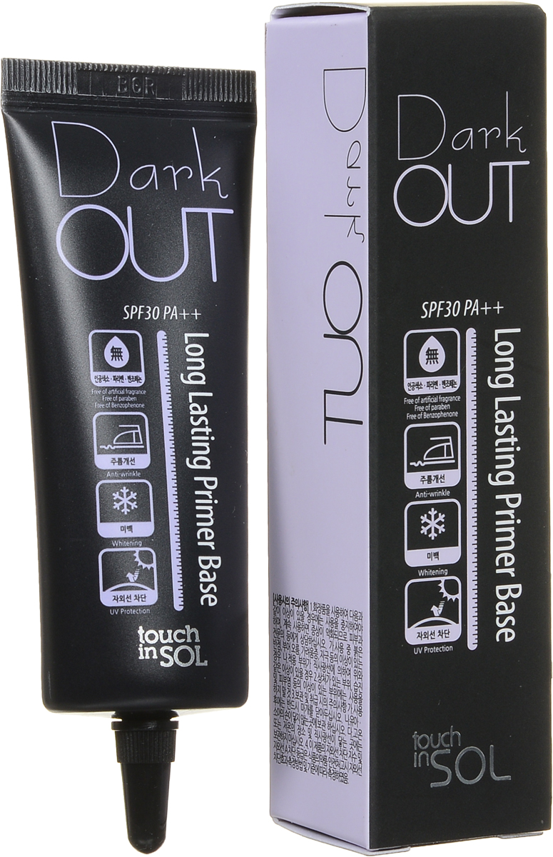 Touch In Sol Dark Long LastingОснова под макияж осветляющая SPF PA30++, 25мл1301207 Touch In Sol Dark Long LastingОснова под макияж осветляющая SPF PA30++, 25мл1301207Праймер-база под макияж выравнивает тон лица, устраняя серость и покраснения. Цветные капсулы корректируют тон кожи, а текстура разработана таким образом, чтобы макияж держался на протяжении всего дня. Тройная формула базы заботится о коже защищая ее от УФ-лучей, отбеливая и разглаживая мелкие морщинки.