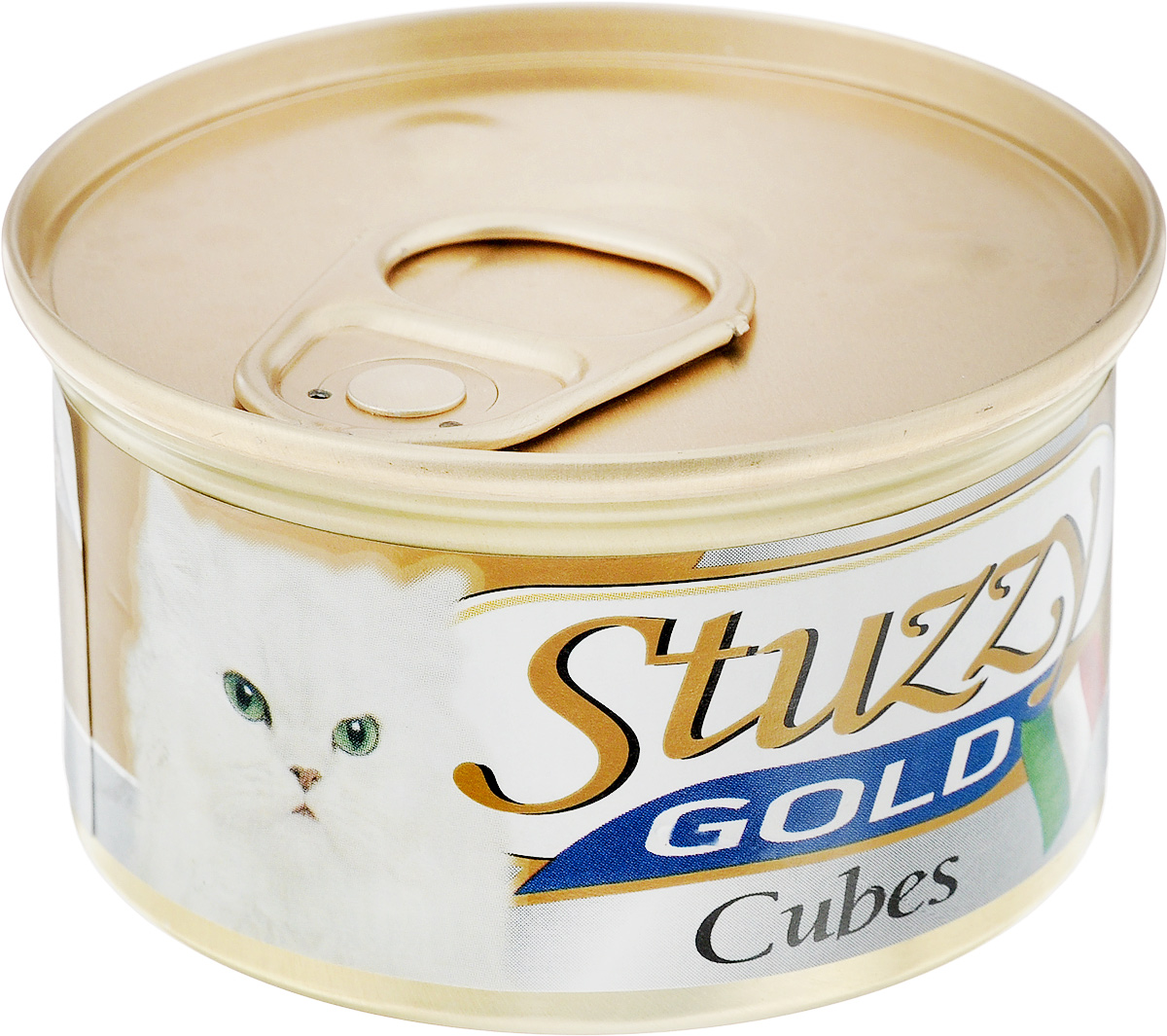 Консервы для взрослых кошек Stuzzy Gold, индейка, 85 г. 132.C4350120710 Консервы для взрослых кошек Stuzzy Gold, индейка, 85 г. 132.C4350120710Консервы для кошек Stuzzy Gold - это дополнительный рацион для взрослых кошек. Корм обогащен таурином и витамином Е для поддержания правильной работы сердца и иммунной системы. Инулин обеспечивает всасывание питательных веществ, а биотин способствуют великолепному внешнему виду кожи и шерсти. Корм приготовлен на пару, не содержит красителей и консервантов. Состав: мясо и мясные субпродукты 45% (из них индейка 13%).Питательная ценность: белок 9%, жир 5,5%, клетчатка 0,1%, зола 2%, влажность 80%. Питательные добавки (на кг): витамин А 1177 МЕ, витамин D3 700 МЕ, витамин Е 40 мг, таурин 300 мг, железо 63,14 мг, цинк 40,8 мг, медь 2,32 мг, марганец 3,25 мг, селен 0,155 мг, йод 0,76 мг. Товар сертифицирован.