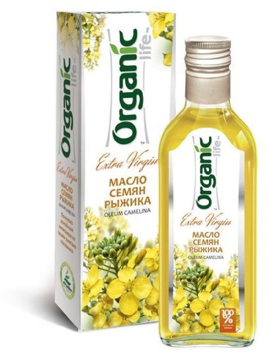 Organic Life масло рыжиковое, 250 мл0120710 Organic Life масло рыжиковое, 250 мл0120710Рыжиковое масло (из семян рыжика – растения семейства крестоцветных, - собранного на полях Алтайского края) содержит Омега-3 и Омега-6 полиненасыщенные жирные кислоты, большое количество природного антиоксиданта витамина Е, магний (важный элемент для здоровья сердца). Все эти компоненты делают рыжиковое масло полезной приправой к любому блюду. Масло рыжика обладает пикантным вкусом, немного напоминающим терпкий вкус редьки и хрена. Оно разнообразит ваш рацион, и сделает блюда традиционной русской кухни еще вкуснее и полезнее. Рыжиковое масло издавна использовалось на Руси, отлично подходит к традиционным русским блюдам: отварной картошке, квашеной капусте, соленым грибочкам, винегрету. На рыжиковом масле можно приготовить драники и гренки. Способ применения: по 1 ч.л. 2-3 раза в день.