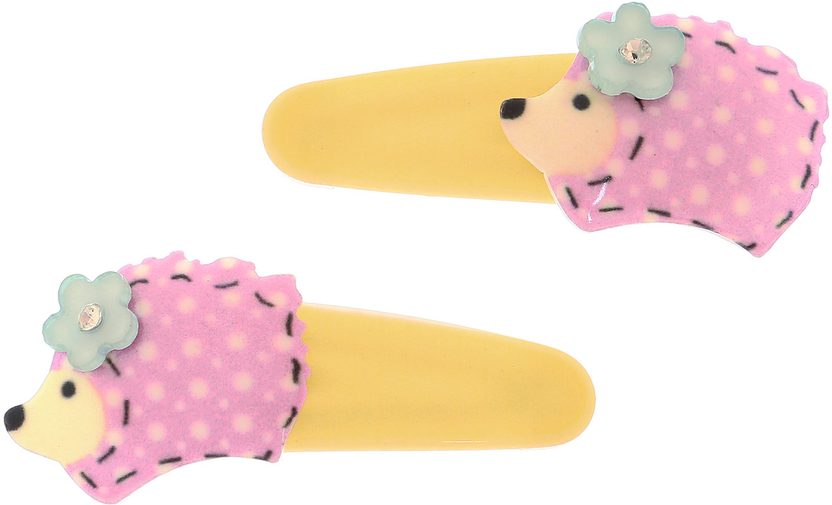 Babys Joy Заколка для волос Ежик цвет желтый розовый 2 штVT 71_желтый, розовый/ежик Babys Joy Заколка для волос Ежик цвет желтый розовый 2 штVT 71_желтый, розовый/ежикЗаколка для волос Babys Joy Ежик выполнена из металла с пластиковыми элементами, украшена забавным декоративным элементом в виде ежика со стразом. Заколка позволит не только убрать непослушные волосы с лица, но и придать образу немного романтичности и очарования. Такое украшение для волос подчеркнет уникальность вашей юной модницы и станет прекрасным дополнением к ее неповторимому стилю. В комплекте 2 заколки. Рекомендовано для детей старше трех лет.