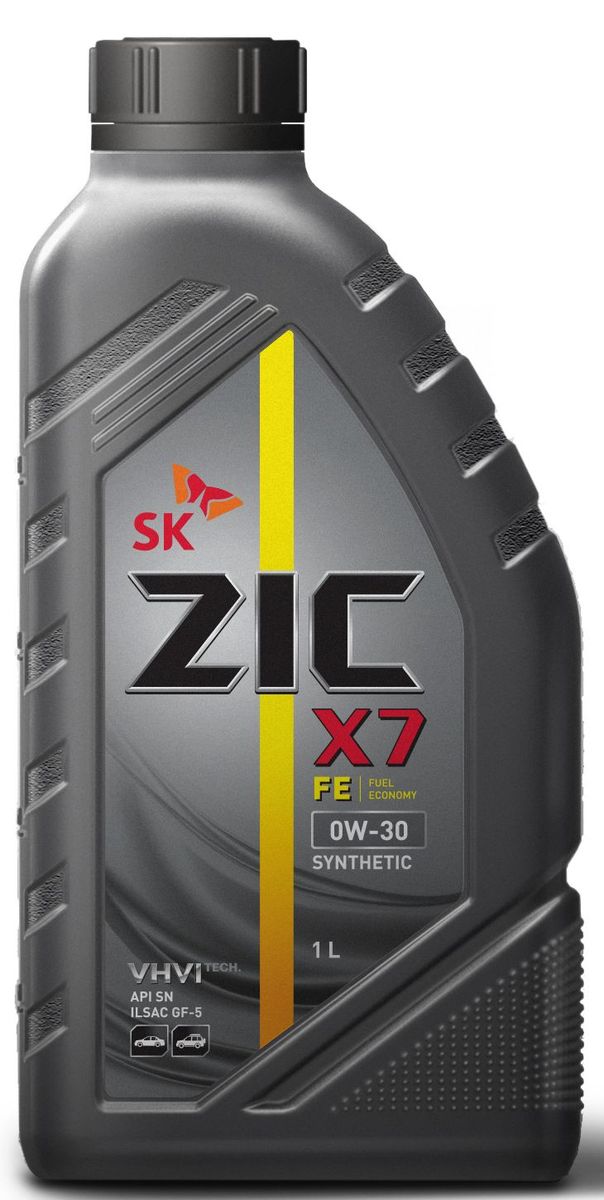 Масло моторное ZIC X7 FE, синтетическое, класс вязкости 0W-30, API SN, 1 л. 132616132616 Масло моторное ZIC X7 FE, синтетическое, класс вязкости 0W-30, API SN, 1 л. 132616132616ZIC X7 FE - всесезонное синтетическое моторное масло высшего качества с повышенной топливной экономичностью и превосходными низкотемпературными свойствами. Изготовлено на основе базового масла YUBASE и сбалансированного пакета современных присадок с пониженным содержанием зольных соединений, фосфора и серы. Плотность при 15°C: 0,8416 г/см3. Температура вспышки: 230°С. Температура застывания: -45°С. Индекс вязкости: 178.