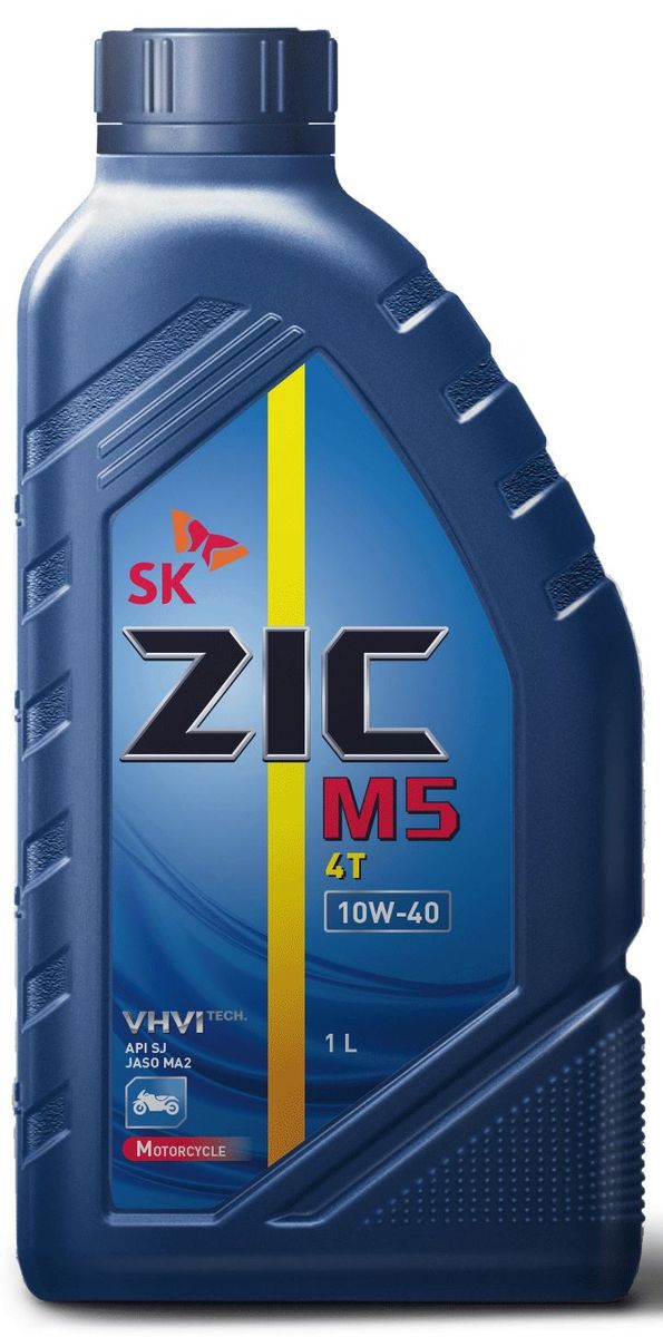 Масло моторное ZIC M5 4Т, полусинтетическое, класс вязкости 10W-40, API SJ, 1 л. 137212137212 Масло моторное ZIC M5 4Т, полусинтетическое, класс вязкости 10W-40, API SJ, 1 л. 137212137212Полусинтетическое моторное масло ZIC M5 4Т предназначено для использования в 4-х тактных двигателях мотоциклетной техники. Гарантирует надежную работу двигателя и минимизацию отложений при любых условиях эксплуатации.