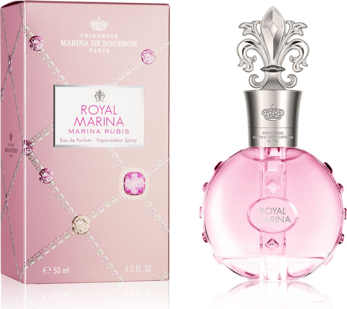 Princesse Marina De Bourbon Paris Royal Marina - Marina Rubis Парфюмерная вода 50 мл2702MB Princesse Marina De Bourbon Paris Royal Marina - Marina Rubis Парфюмерная вода 50 мл2702MBФЛАКОН: Pаспространяя вокруг изысканный аромат, изящный и великолепный, словно рубиновый наряд, она держится по-королевски, оставляя после себя соблазнительный элегантный шлейф. Утонченный флакон, гармоничный и роскошный, инкрустирован тонко ограненными драгоценными камнями и печатью Royal Marina. Флакон увенчан колпачком в форме геральдической лилии, что делает его еще более желанным сокровищем династии. Его прозрачность акцентирует внимание на чистоте и нежности аромата. АРОМАТ: Всего несколько капель Royal Marina Rubis заставят вас почувствовать дрожащие ноты этого удивительного незабываемого аромата. Базой аромата являются Роза и белые ноты Мимозы и Жасмина, сочетающиеся с сияющей комбинацией игристых пикантных Фруктовых нот и основанием из Янтаря и Сандалового дерева. Легкомысленный, цветочный и чувственный Royal Marina Rubis - это захватывающий аромат для деликатной женщины, которая стремится продемонстрировать свой шарм и женственность.