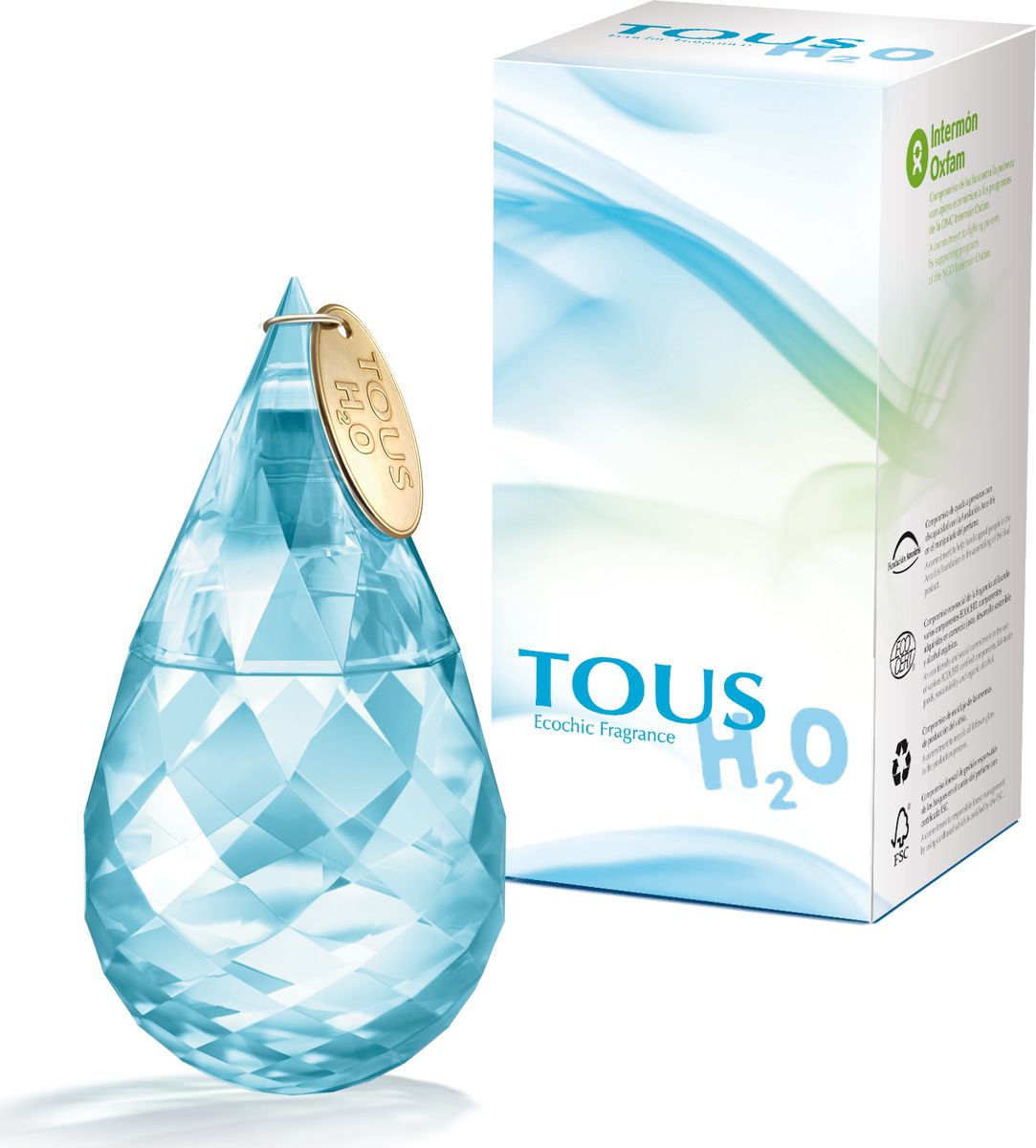 Tous H20 Туалетная вода 50 млперфорационные unisex Tous H20 Туалетная вода 50 млперфорационные unisexПарфюмерная композиция Tous H2O как будто вобрала в себя свежесть прохладного ручья и аромат цветущего сада, на лепестках роз которого капли росы поутру напоминают бриллианты.
