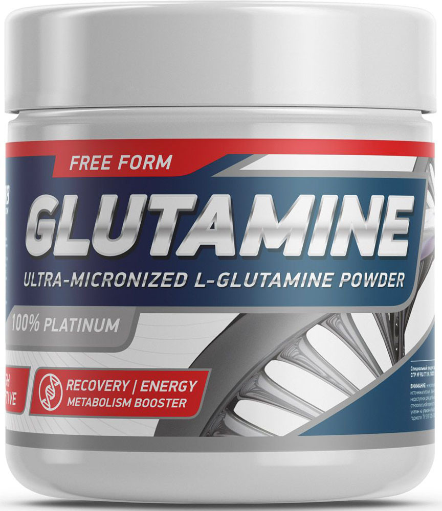 Глютамин Geneticlab Glutamine Powder, без вкуса, 300 г4156737 Глютамин Geneticlab Glutamine Powder, без вкуса, 300 г4156737Глутамин - условно незаменимая аминокислота, необходимая для эффективного роста мышц и поддержки иммунной системы. Ускоряет восстановление после тренировок, предотвращает развитие перетренированности.