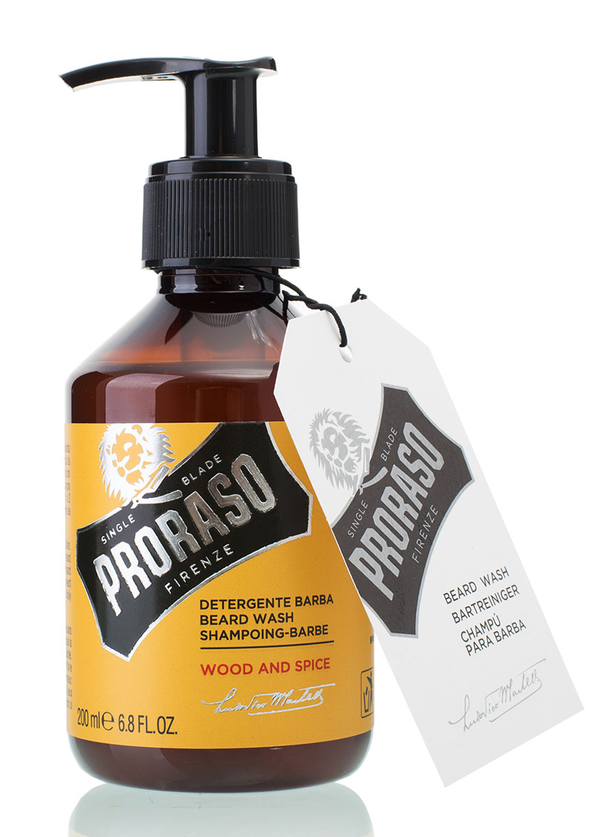 Proraso Шампунь для бороды Wood and Spice 200 мл400750 Proraso Шампунь для бороды Wood and Spice 200 мл400750Шампунь для бороды Proraso Wood&Spice Beard Wash очищает волосы и кожу. Специальная формула позволяет сделать бороду мягкой и гладкой. Вы легко избавитесь от грязи и неприятных запахов.