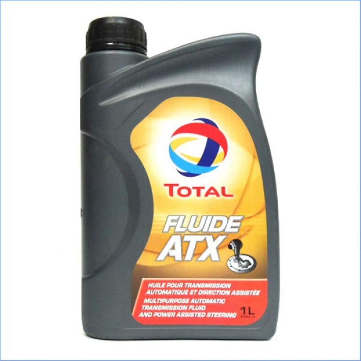Трансмиссионное масло Total Fluide ATX, 1 л2706 (ПО) Трансмиссионное масло Total Fluide ATX, 1 л2706 (ПО)Жидкость для автоматических трансмиссий. очень высокий индекс вязкости, обеспечивающий плавную и устойчивую работу во всем температурном интервале. высокая термическая стабильность, разрешающая поддерживать стабильность других свойств во всем интервале рабочих температур,DEXRON-IID MERCON,BMW GROUP 23 - 3.0 и 24 - 3.0, MAN 339 TYPE Z-1, MAN 339 TYPE V-1, MB-APPROVAL 236.6, VOITH H 55.6335, PSA PEUGEOT CITROEN S71 2102, ZF TE-ML 03D, 04D, 09, 11A, 14A, 17C