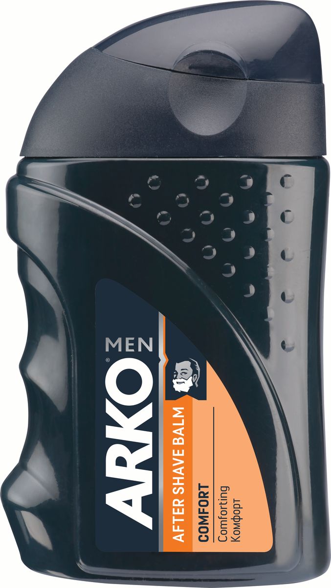 Arko Men Бальзам после бритья Comfort 150мл80053765 Arko Men Бальзам после бритья Comfort 150мл80053765Современнное средство по уходу за кожей после бритья. Бальзам смягчает и тонизирует кожу, предупреждает раздражение, возникающее от соприкосновения с бритвой, помогает заживлять небольие порезы, оставляет приятный освежающий аромат.