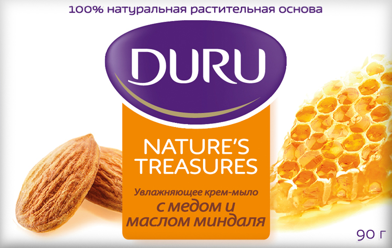 Duru Natures Treasures Мыло Мед и Миндаль 90г800295701 Duru Natures Treasures Мыло Мед и Миндаль 90г800295701Увлажняющее крем-мыло с экстрактами натуральных растений и увлажняющими компонентами для мягкого очищения и бережной заботы. Дарит ощущения увлажнения и смягчения Вашей кожи, делая её шелковистой. Обладает нежным приятным ароматом.