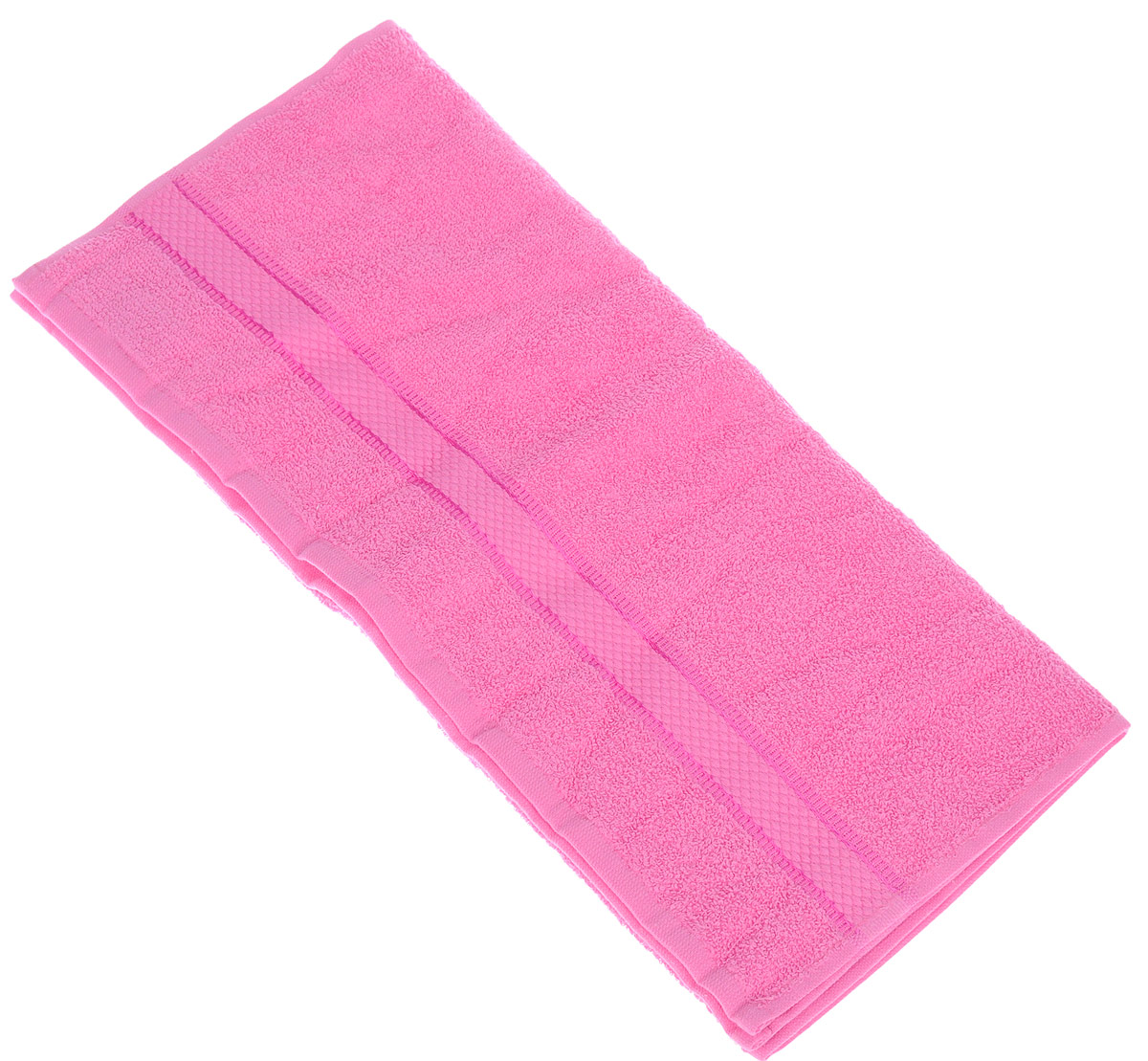 Полотенце Brielle Basic, цвет: фуксия, 50 х 85 см1209 Полотенце Brielle Basic, цвет: фуксия, 50 х 85 см1209Полотенца ТАС Приятно удивляют и дают возможность почувствовать себя творцом окружающего декора. Махровая ткань – официальное название «фроте», народное – «махра». Фроте – это натуральная ткань, поверхность которой состоит из ворса (петель основных нитей). Ворс может быть как одинарным (односторонним), так и двойным (двусторонним).