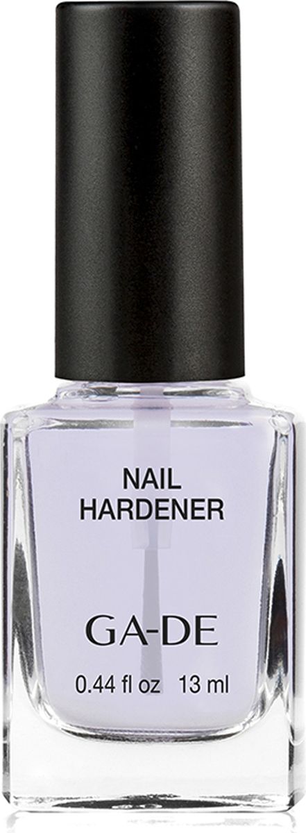 GA-DE Лак для ногтей (укрепитель ногтевой пластины) ACTIVE NAIL HARDNER,13 мл101300500 GA-DE Лак для ногтей (укрепитель ногтевой пластины) ACTIVE NAIL HARDNER,13 мл101300500Активное средство, в состав которого входит запатентованный естественный альдегид (цитраль), являющийся укрепляющим компонентом. Является средством для закрепления лака, защищающее ногти от расслоения, образования трещин и ломки. Средство укрепляет верхний слой ногтей. Можно использовать как отдельно, так и в качестве основы для лака или для его закрепления.