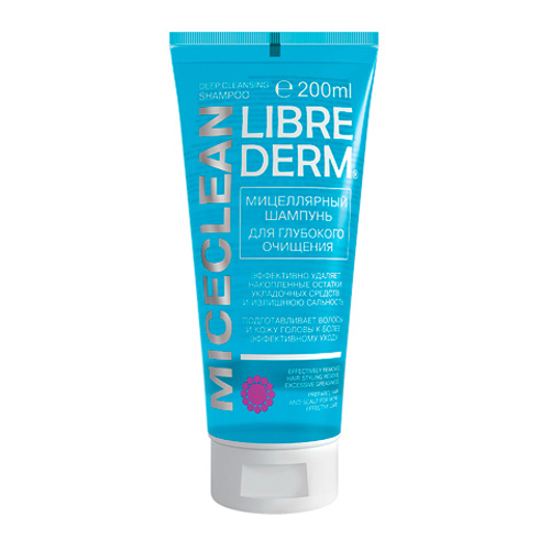 Librederm Бальзам-кондиционер для волос Miceclean 200 мл110990 Librederm Бальзам-кондиционер для волос Miceclean 200 мл110990Закрепляет и продлевает эффект глубокого очищения после применения препятствует накоплению силиконов и кожного сала натуральные компоненты увлажняют волосы, придают блеск и мягкость, дарят легкость расчесывания волосы не спутываются и не электризуются